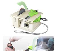 XCSCUK Benchtop Wood Saw, Rock Cutting Machine, Jade Cutting Carving Machine, Multi-Angle Adjustment,For Polishing Drilling