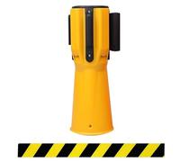 XCSCUK Cone Barrier Tape,Retractable Belt Barrier, Vehicle Road Cone Connecting Rod,with Automatic Rebound,for Traffic Cone (A 10M(32FT))