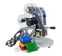 XCSCUK Date Coding Machine Heat Printing Machine, Manual Electric Hot Stamp Date Code Printer, Date Label Heat Machine