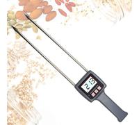 XCSCUK Digital Grain Moisture Meter, Portable Soil Humidity Tester with LCD Display for Corn, Rice, Soybean, Peanut, Sorghum - Accurate Hay Moisture Measurement