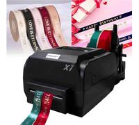 XCSCUK Digital Ribbon Printer,Digital Satin Ribbon Printing Machine,Foil Stamping Machine Printing,For Gift Wrapping (50mm)