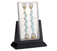 XCSCUK Fluid Phenomena STEM Learning Kit, 137.5° Golden Bifurcation Angle,Rotatable Galton Board, Purely Passive, for Probability Education