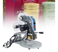 XCSCUK Hot Code Stamp Printer, Manual Hot Stamp Ribbon Coding Machine,Temperature Adjustment, for Plastic Film Flexible Packaging (110V)