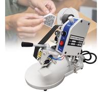 XCSCUK Manual Date Label Code Printer,Commercial Hot Stamping Ribbon Date Marking Machine,0-200℃ 5 Gear Temperature Adjustment