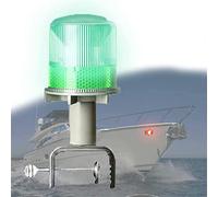 XCSCUK Marine LED Signal Lamp,Solar Boat Navigation Lights,with 1km Visual Distance/Long Light + Flashing,for Speed Boat