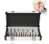 XCSCUK Optical Prism Set,22 Pcs Ophthalmic Prisms,with Aluminium Case,for Physics Teaching On Light Spectrum and Optics