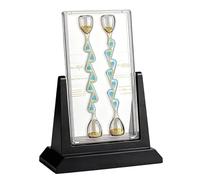 XCSCUK Unidirectional Flow Hourglass, Fluid Flow Demonstrator, 137.5° Golden Bifurcation Angle,for STEM Learning Desk Decor