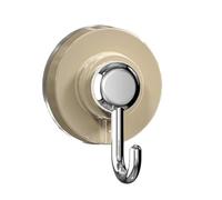 XCSDEW ABS Base,Stainless Steel Hook,Wall-Mounted Adhesive,Suction Cup Attachment,Suitable for Bedroom Use(Color2,3-Pack)