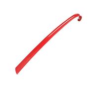 XCSDEW Shoe Horn,Plastic Long Handle, Wearing Assistant,Hanging Rope Storage,Suitable for Behind the Door(Red)