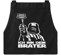 XCSJKJ Star Wars Apron, with 2 Pockets 95cm Large Men Apron, Funny Novelty Cooking Cricket Humorous Aprons, Star Wars Gifts for BBQ Men Aprons