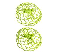 XCSM 2 Pcs Glow Basketball Net Nylon Green Fluorescent Basketball Net Glow in The Dark Luminous Basketball Net Replacement for Kids Basketball Backboard and Rim Night Training