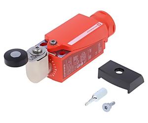 XCSP3918P20 limit switch R 33 mm lever, plastic roller Ø19 mm NC x2 + NO TELE...