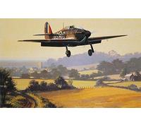 XCSQTYMY DIY Oil Painting by Number Kit Vintage Fighter Bomber Colorful Canvas Painting Paintworks Wall Art Picture Drawing with Brushes 16 * 20 inch Christmas Decor Decorations Gifts