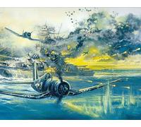 XCSQTYMY Paint By Numbers For Adults and Kids Vintage Fighter Bomber DIY Oil Painting Gift Kits Pre-Printed Canvas Art Home Decoration