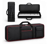 xcsvz 61 Key Keyboard Bag for Nord/Clavia Electro 6D 61 2018-2026+ | Waterproof 600D Oxford | 6mm Padded Electric Piano Keyboard Case | with Handle and Adjustable Shoulder Straps | Portable