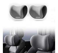 XCUNMMB 2 Pcs Car Neck Pillow for Jaguar E-Pace (2017-), Neck Cushion Head Support Cervical Support Breathable Softness Comfortable Car Accessories,Grey