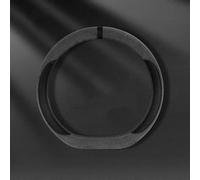 XCUNMMB Car Steering Wheel Cover Leather for Renault Trafic 2019-2025, Car Steering Wheel Protector Anti-slip Breathable, Interior Accessories, charcoal black type D