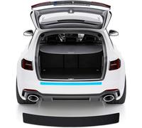 XCUNMMB Rear Bumper Protector Car Door Sill Carbon Fiber Guard Trim Trunk Strip for Skoda SuperB III Estate Boot Sill Stickers Anti Scratch,Matte black