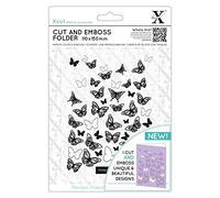 Xcut 110 x 150mm Cut & Embossing Folder, Butterflies, Crafting Supplies, Card Making, Scrapbooking, Textured Craft Creative Designs, Stamp Pads, Die Cutting, Embossing Tools & Supplies