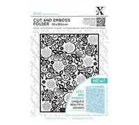 Xcut 110 x 150mm Cut & Embossing Folder, Floral Pattern, Crafting Supplies, Card Making, Scrapbooking, Textured Craft Creative Designs, Stamp Pads, Die Cutting, Embossing Tools & Supplies
