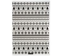 Xcut A4 Embossing Folder Faireisle Pattern, DIY Arts & Craft Accessories, Card Making Supplies, Embossing Decoration, Scoring Supplies & Crafting Tool Accessories, Scrapbooking, Embossing Ink Pads