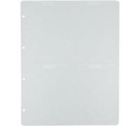 Xcut A4 Storage Wallets 5 Pieces with A6 Pockets Clear Plastic, Storage Folder, Organise & Store Cutting Dies, Stamp, Embossing Folders, Card, Paper, Art Craft Storage, Scrapbooking, Die Organiser