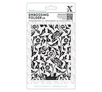 Xcut A6 Embossing Folder Baroque Florals, DIY Arts & Craft Accessories, Card Making Supplies Embossing Decoration, Scoring Supplies & Crafting Tool Accessories, Scrapbooking, Embossing Ink Pads