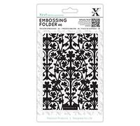 Xcut A6 Embossing Folder Clover Leaves, DIY Arts & Craft Accessories, Card Making Supplies Embossing Decoration, Scoring Supplies & Crafting Tool Accessories, Scrapbooking, Embossing Ink Pads