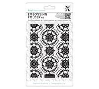 Xcut A6 Embossing Folder Ornate Foliage, DIY Arts & Craft Accessories, Card Making Supplies, Embossing Decoration, Scoring Supplies & Crafting Tool Accessories, Scrapbooking, Embossing Ink Pads