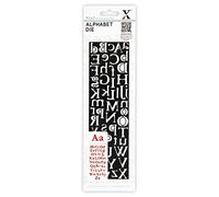 Xcut Alphabet Dies, Centurion, Carbon Steel, Art & Craft, Cutting Tool Supplies, For Beautiful Decoration, Card Making, Gift Tag, Wrapping, Scrapbooking, Invitation Making, Crafters Companion