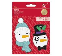 Xcut Dies, Build-A-Snowman, Carbon Steel, Art & Craft, Cutting Tool Supplies, For Beautiful Decoration, Card Making, Gift Tag Wrapping, Scrapbooking, Invitation Making, Crafters Companion