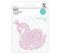 Xcut Dies, Enchanted Swan, 1 Piece, Carbon Steel, Art & Craft, Cutting Tool Supplies, For Beautiful Decoration, Card Making, Gift Tag Wrapping, Scrapbooking, Invitation Making, Crafters Companion