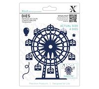 Xcut Dies Ferris Wheel, 4 Pieces, Carbon Steel Art & Craft, Carbon Cutting Tool Supplies, For Beautiful Decoration, Card Making, Gift Tag, Wrapping, Scrapbooking, Invitation Making, Crafters Companion