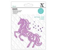 Xcut Dies, Star Unicorn, Carbon Steel, Art & Craft, Cutting Tool Supplies, For Beautiful Decoration, Card Making, Gift Tag Wrapping, Scrapbooking, Invitation Making, Crafters Companion