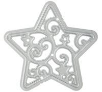 Xcut Dinky Dies Star, Carbon Steel, Art & Craft, Carbon Cutting Tool Supplies, For Beautiful Decoration, Card Making, Gift Tag, Wrapping, Scrapbooking, Invitation Making, Crafters Companion
