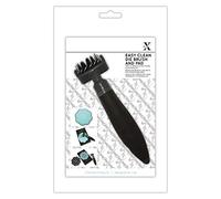 Xcut Easy Clean Die Brush And Foam Pad Set, Brush Cleaner Tool For Dies, Remove Paper From Dies, Essential Craft Supplies