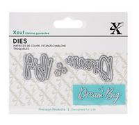 Xcut Mini Sentiment Dies Dream Big Carbon Steel, Art & Craft, Carbon Cutting Tool Supplies, For Beautiful Decoration, Card Making Gift Tag, Wrapping, Scrapbooking, Invitations, Crafters Companion