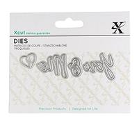 Xcut Mini Sentiment Dies You & Me Carbon Steel, Art & Craft, Carbon Cutting Tool Supplies, For Beautiful Decoration, Card Making Gift Tag, Wrapping, Scrapbooking, Invitations, Crafters Companion