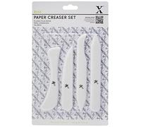 Xcut Paper Creasers Set of 4 Create Sharp, Clean Folds On Your Craft Projects For Scrapbooking, Decoupage, Embossing, Origami