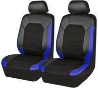 XCVBNYR Car Front Seat Covers for KIA Picanto Attract/Edition 7 / Dream-Team Edition/Spirit/Concept, Front Seat Covers Waterproof Non-Slip Dirt-Resistant Accessories,Black-Blue