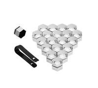 XCVFSRW Wheel Nut Covers, for BMW 1 Series 2 Series 3 Series E81 E82 F20 E87 E88 F46 Wheel Bolt Caps Lug Nut Covers Alloy Wheel Nut Protectors Wheel Bolt Nut Covers Dustproof,A-19mm