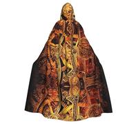 Xcwzbls Adult Halloweencool Steampunk Gears Hoodie Cloak,Vampire Witch Cape, Fancy Dress Costume For Christmas Party Carnival