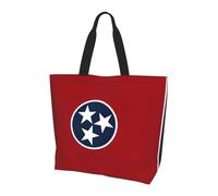 Xcwzbls Tennessee Flag Large Capacity Single Shoulder Shopping Bag For Women,Handbag,Shoulder Bag For Work Travel Shopping