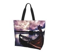 Xcwzbls Vikings Boat Large Capacity Single Shoulder Shopping Bag For Women,Handbag,Shoulder Bag For Work Travel Shopping