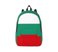 Xcyswbz Bulgarian Flag Canvas Backpack Lightweight Travel Daypack Laptop Backpack College Student Rucksack For Men Women