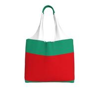 Xcyswbz Bulgarian Flag Single-Shoulder Canvas Bag,Large Capacity Reusable Grocery Shopping Bag,Women'S Handbag Tote Travel