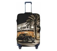 Xcyswbz The Old Hollywood Travel Luggage Cover, Washable Suitcase Covers,Elastic Baggage Protective Anti-Scratch