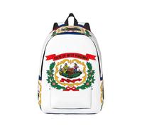 Xcyswbz West Virginia State Flag Canvas Backpack Lightweight Travel Daypack Laptop Backpack College Student Rucksack For Men Women