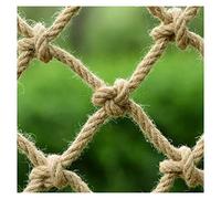 XCYYBB Child Climbing Anti-fall Net Ceiling Decorative Nets Natural Jute Stair Railing Net Goods Net Safety Net cat net Diameter 8mm,Mesh 15cm-Hemp Rope 1x1m(3.3x3.3ft)