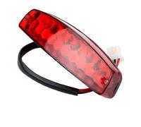 XCZA7LT6Q9 Motorcycle Tail Brake Light LED 3Wire 12V Brakes Stop Light License Taillights Red For ATV Off-road Motorcycle Running Tails Universal Rear For